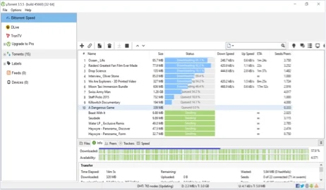 µTorrent Classic screenshot