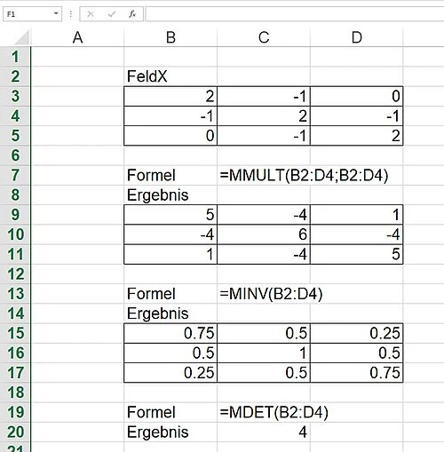 Microsoft Excel screenshot