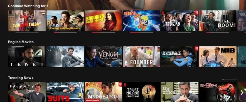 Netflix screenshot
