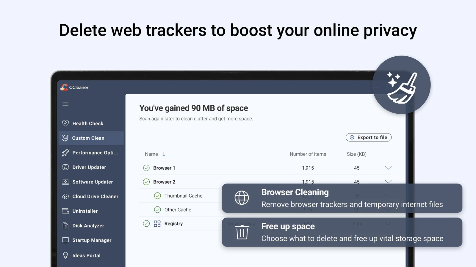 CCleaner Free screenshot