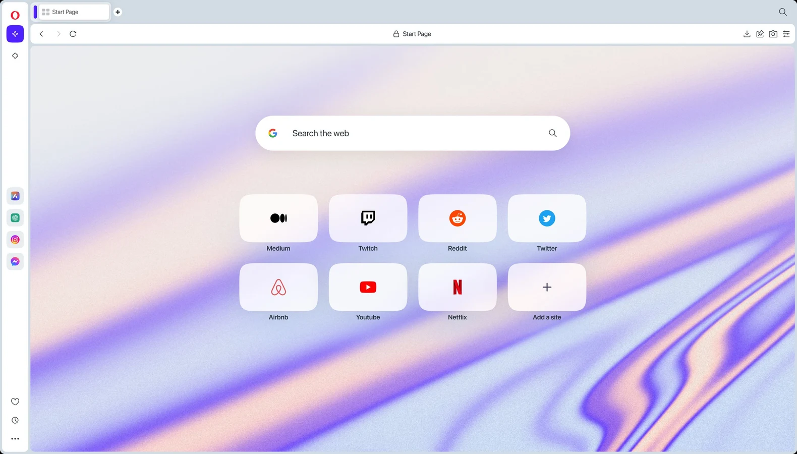 Opera screenshot