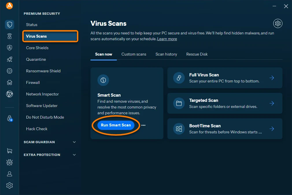 Avast One Free Antivirus screenshot